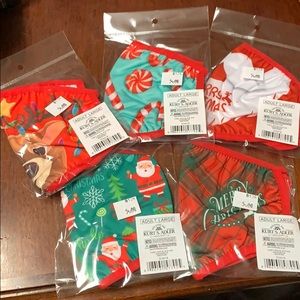 Christmas masks. 5 masks. Kurt adler. Size large.